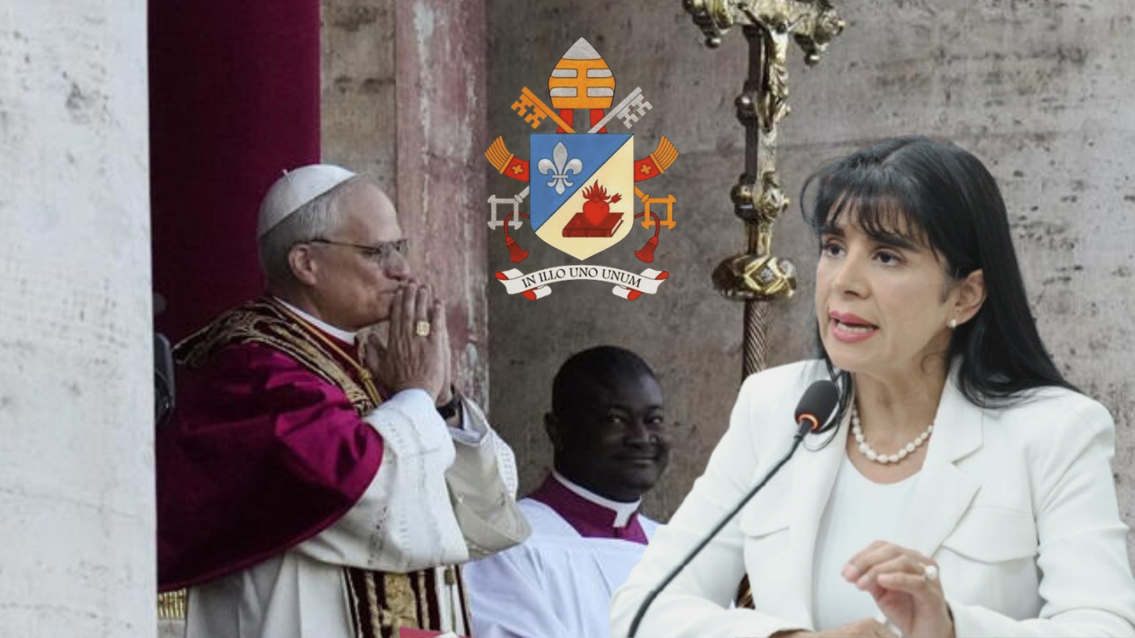 Es falso que el escudo del papa León XIV hace referencia al Perú