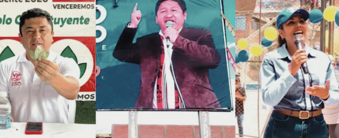 En plena crisis, los congresistas hacen campaña