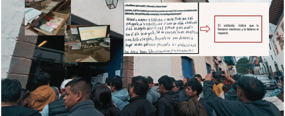 Boleterías de Machu Picchu operan con deficiencias en seguridad y atención al público
