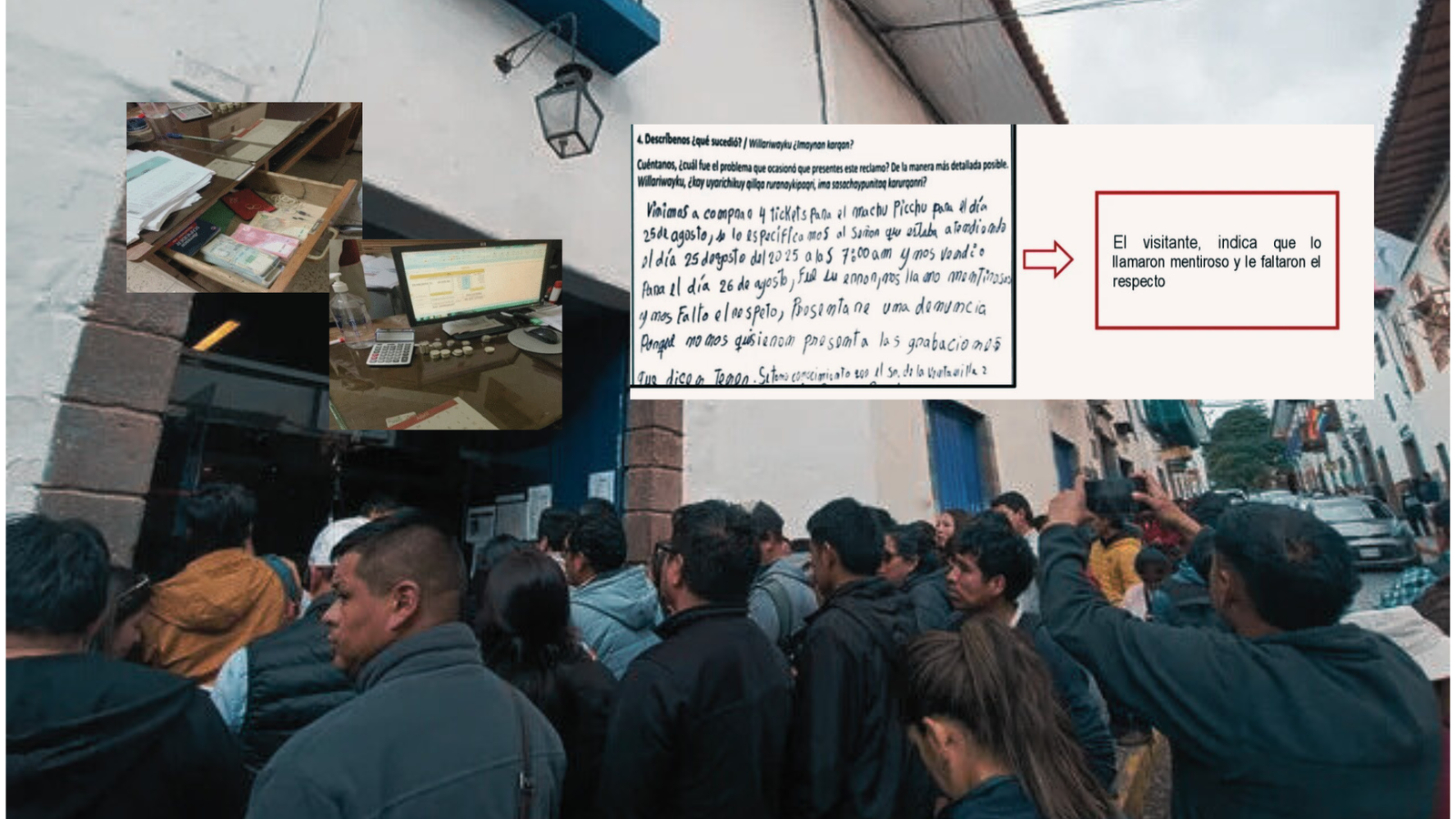 Boleterías de Machu Picchu operan con deficiencias en seguridad y atención al público